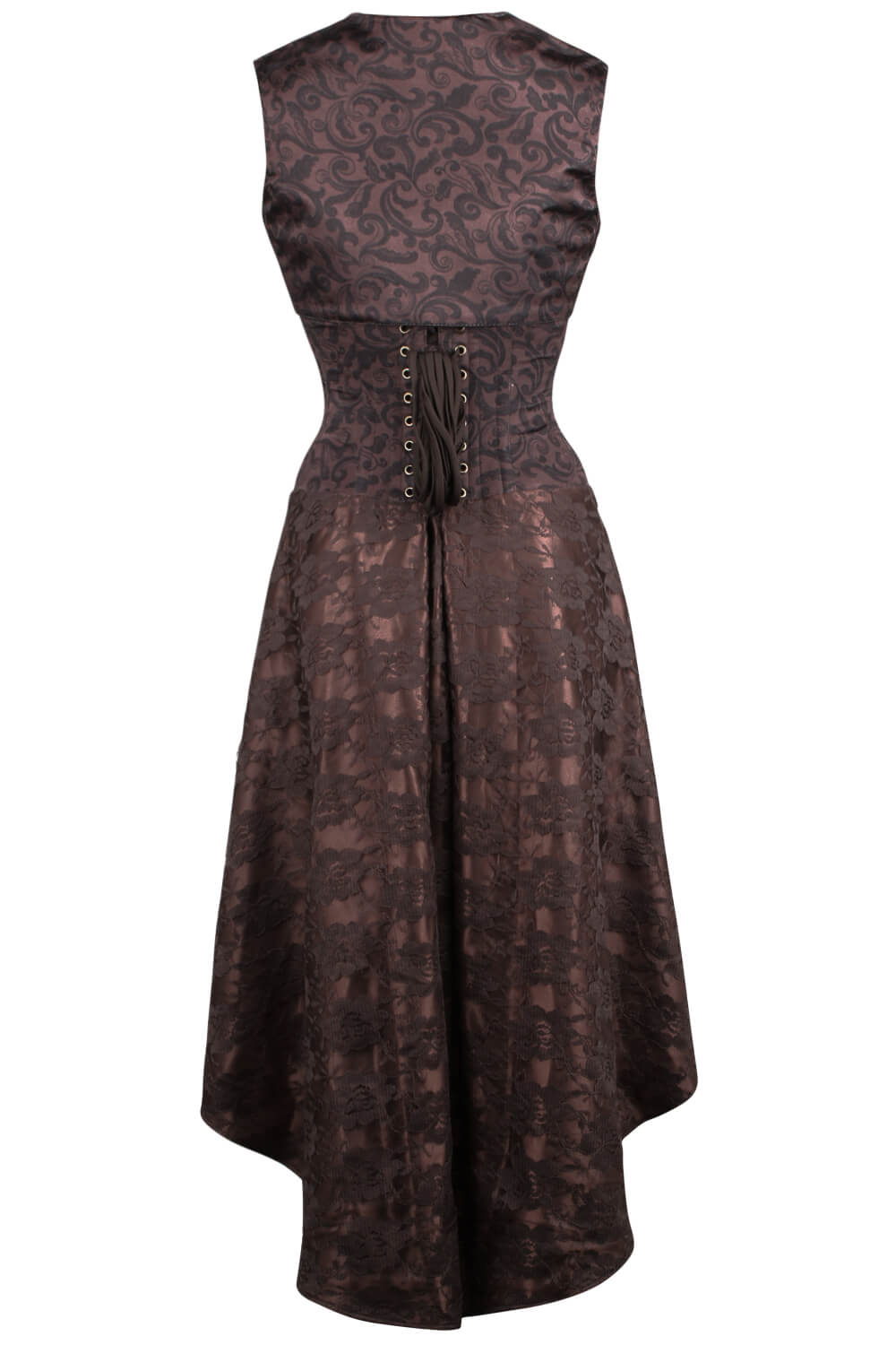 Raleigh Steampunk Overbust Corset Dress with Shrug
