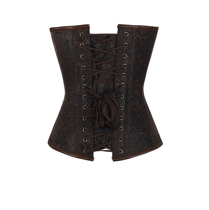 Emmery Steampunk Overbust Corset with Chains