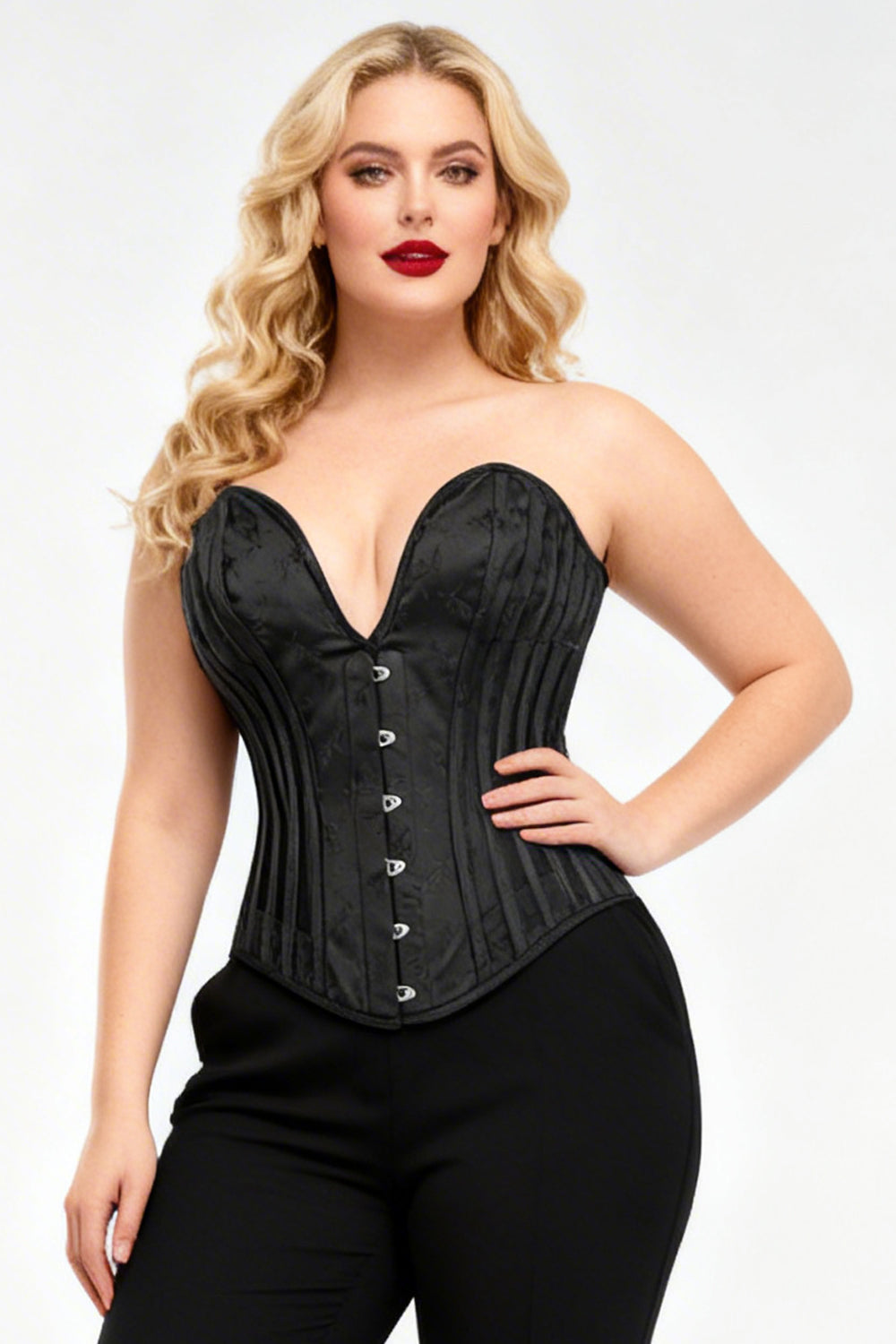 Mindie Brocade Sweet Heart Overbust Corset