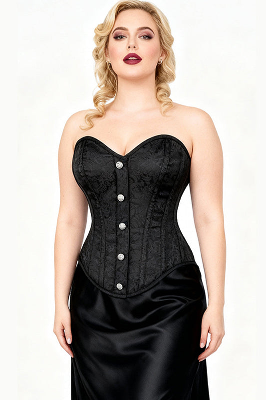 Blaise Overbust Black Corset