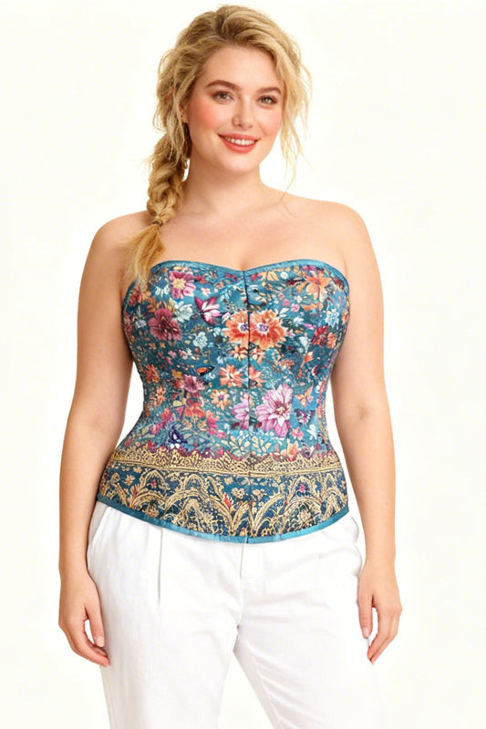 Perri Vintage Garden Overbust Corset