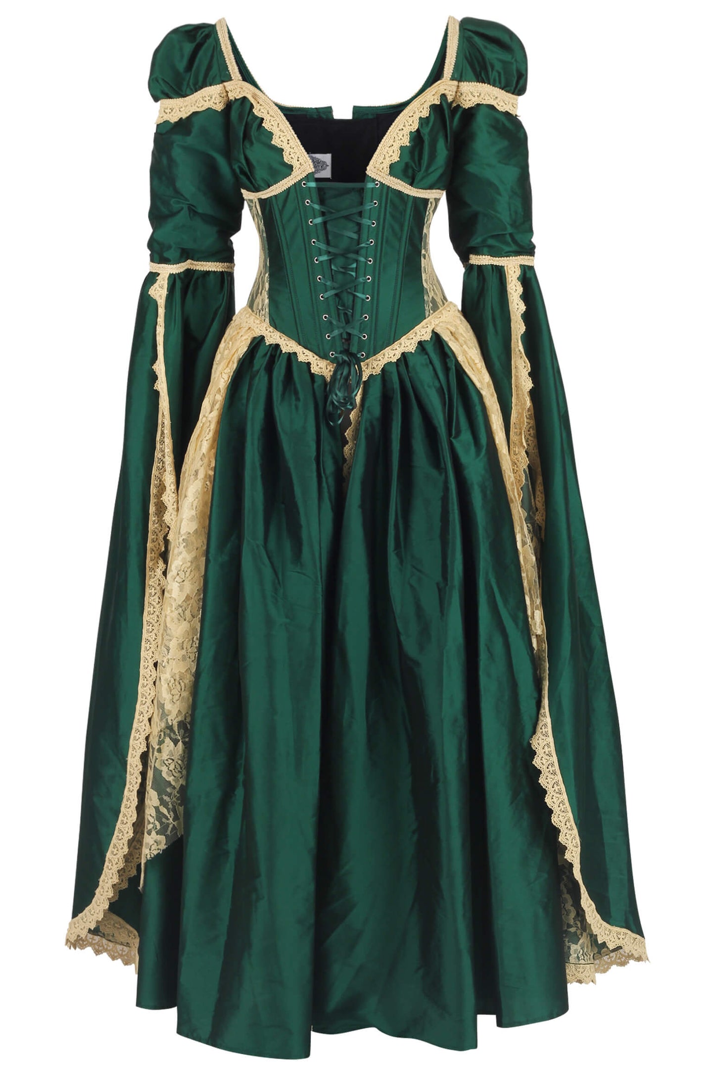 Loriann Rococo Green Elven Corset Dress