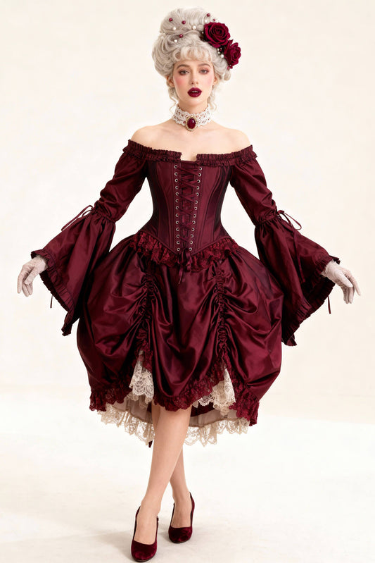 Shelbie Rococo Off Shoulder Overbust Corset