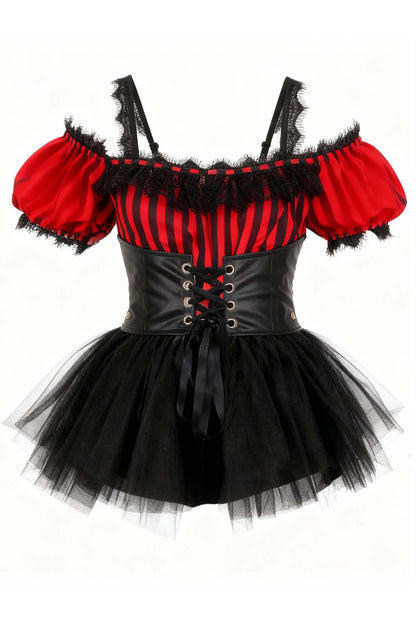 Kady Off-Shoulder Tutu Mini Dress