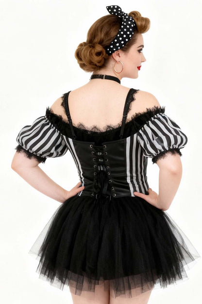 Kady Off-Shoulder Tutu Mini Dress
