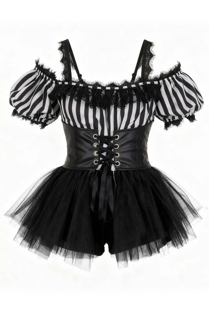 Kady Off-Shoulder Tutu Mini Dress