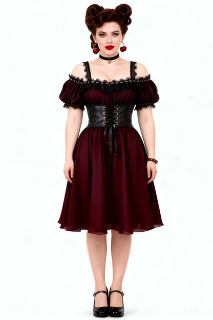 Brandace Off Shoulder Midi Dress