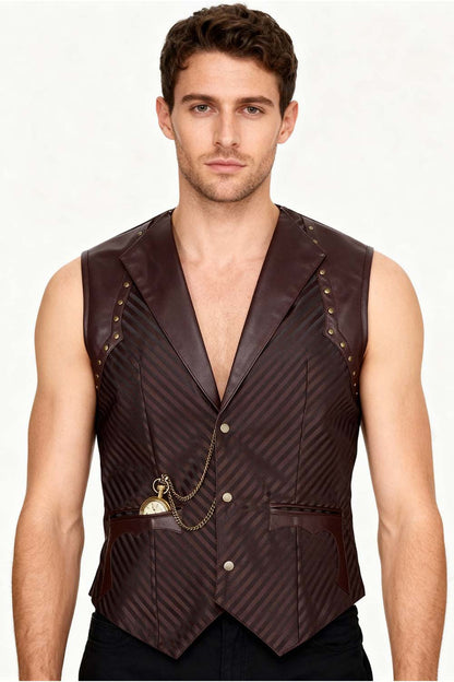Keiler Steampunk Single Breasted Waist Coat