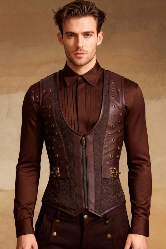 Edlef Underchest Steampunk Men's Corset