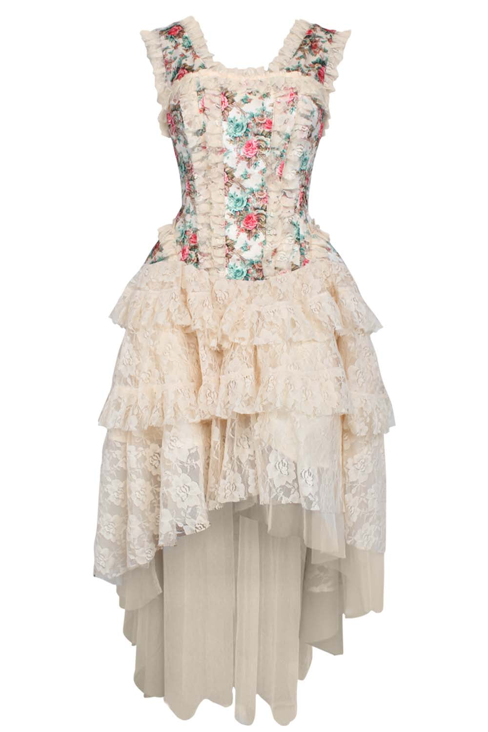 Leighton Victorian Inspired Corset Dress