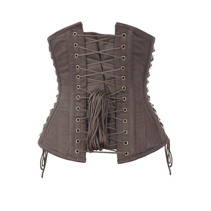 Nanetta Steampunk Underbust Cotton Corset