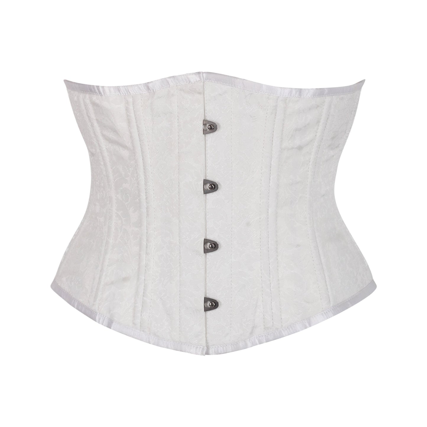 Ororo Waist Trainer White Brocade Corset