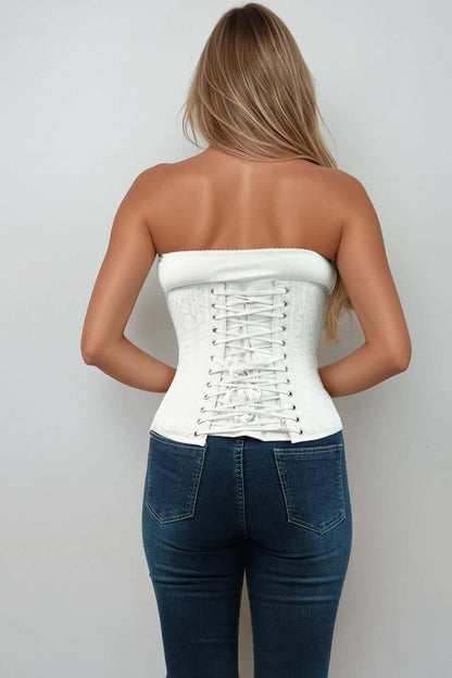 Catalina White Waist Training Corset