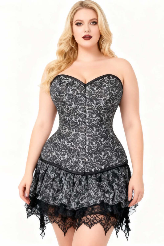 Sedonia Brocade Waist Training Overbust Corset