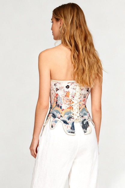 Yumi Sakura & Serenity Overbust Corset