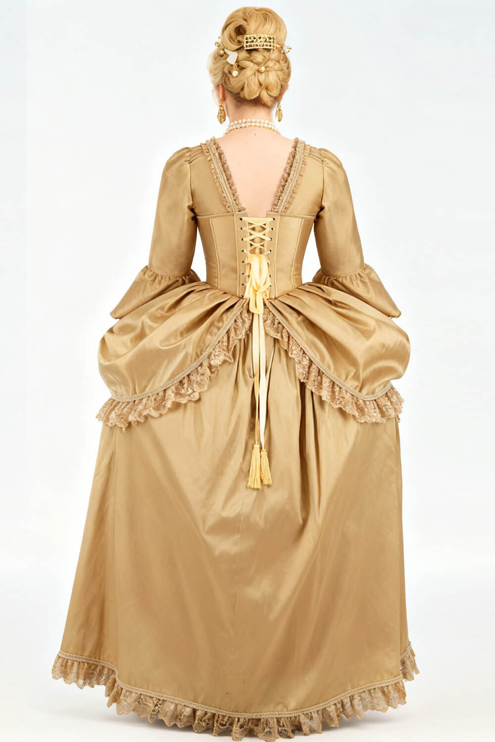 Gold Lynnsey Rococo Corset Dress