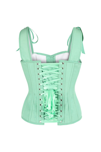 Sage Shunelle Overbust Corset with Ribbon Straps