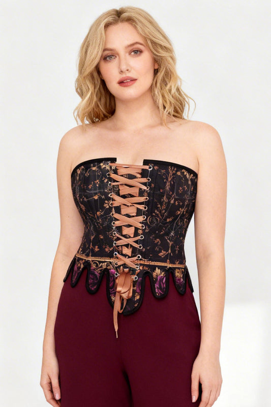 Teina Metallic Foil Luxe Fusion Corset