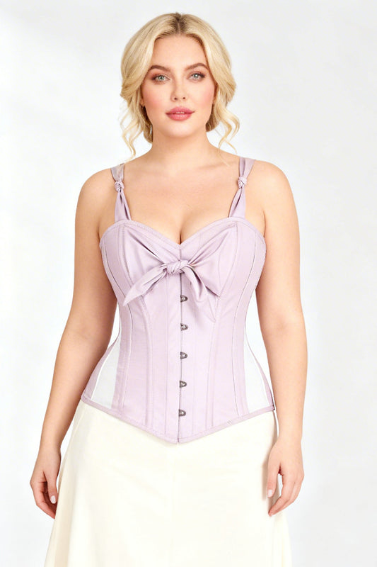 Gerarda Dusty Rose Overbust Corset