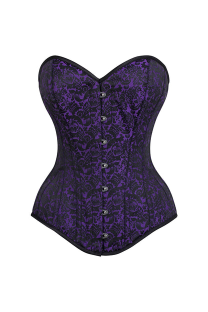 Amethyst Purple Cheray Overbust Corset