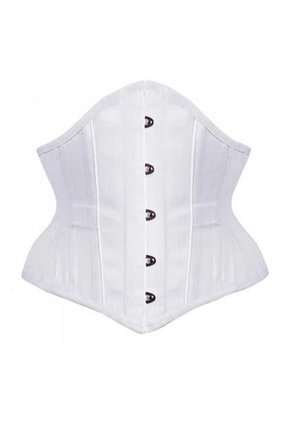 White Brianna Waist Training Corset
