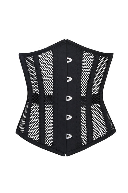 Midnight Black Hetty Underbust Corset