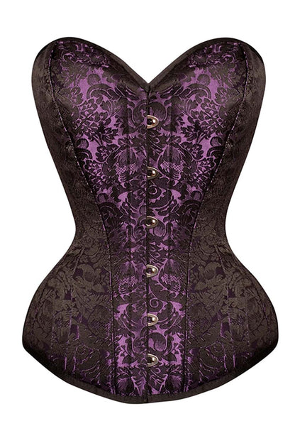 Purple Jewelyn Waist Training Corset