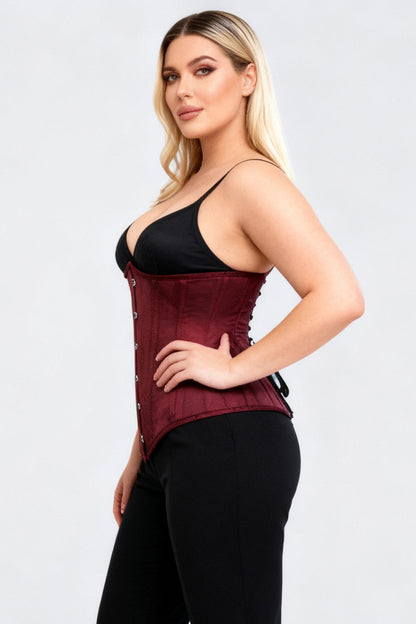Dannee Burgundy Underbust Corset