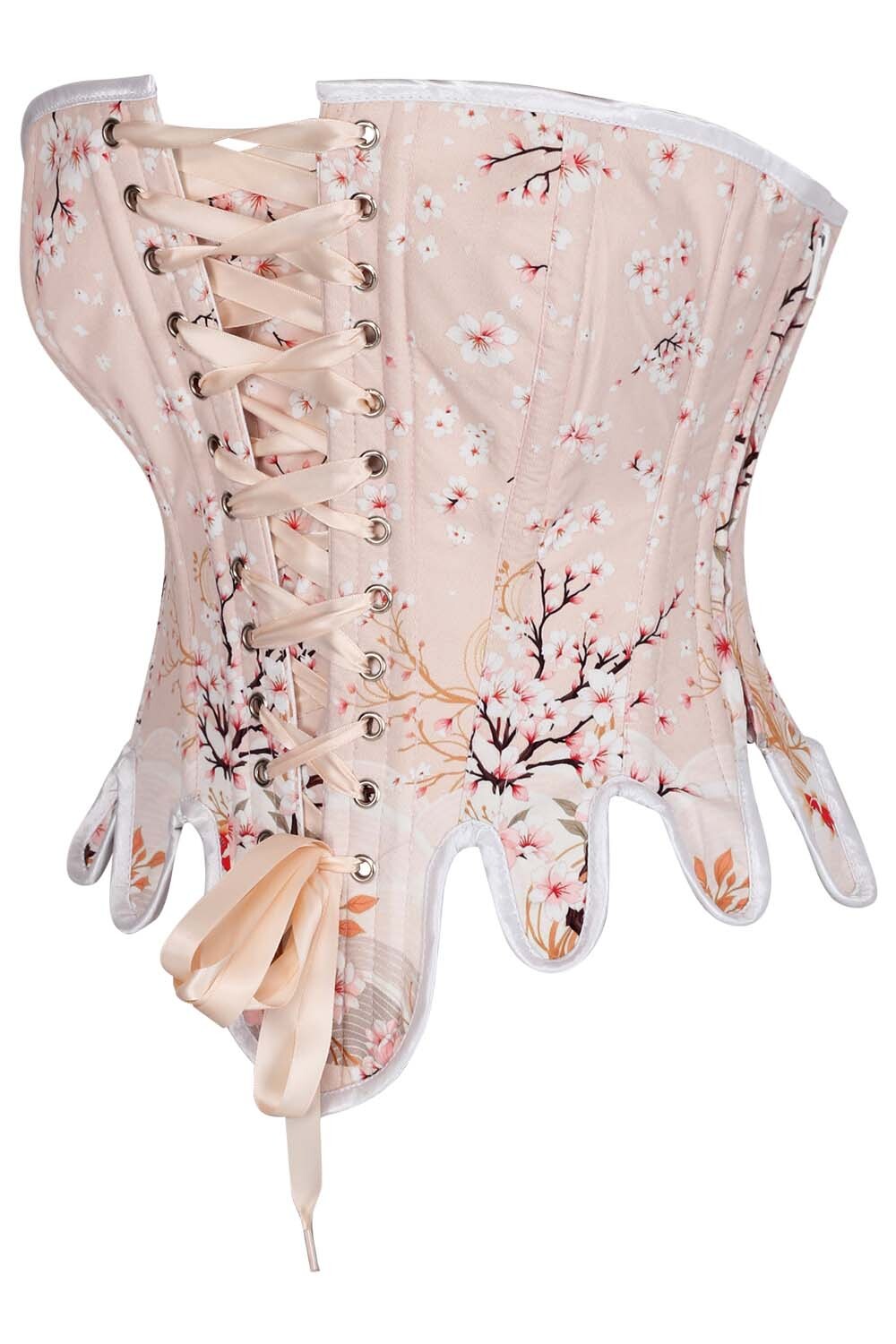 Blush Cherry Blossom Rosel Overbust Corset