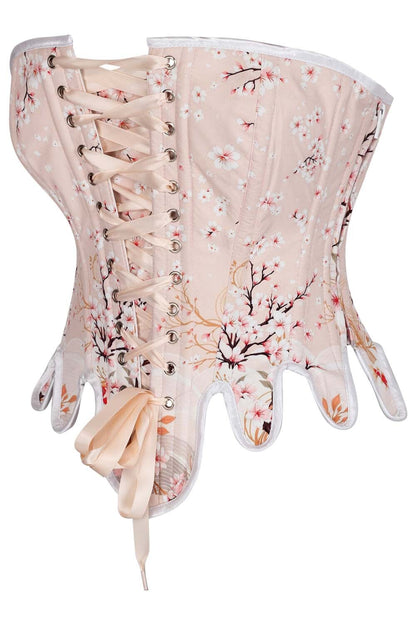 Blush Cherry Blossom Rosel Overbust Corset