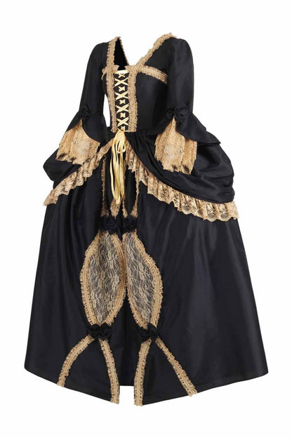 Black Gold Lynnsey Rococo Corset Dress
