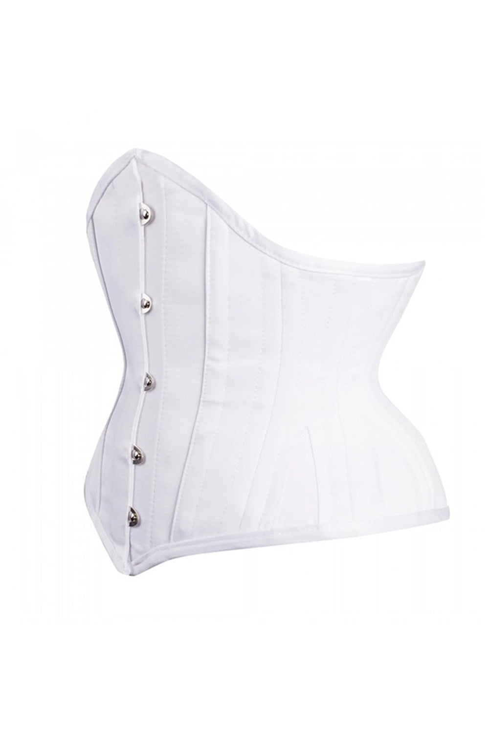 White Brianna Waist Training Corset