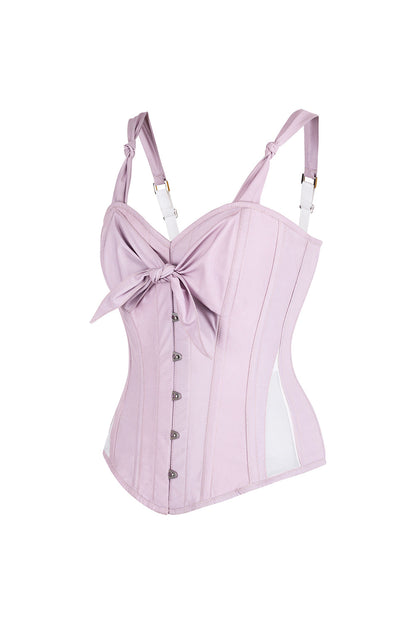 Gerarda Dusty Rose Overbust Corset