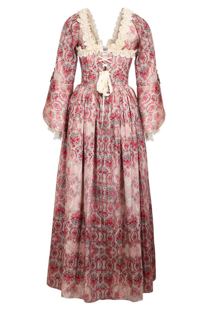 Dusty Rose Immortelle Rococo Corset Dress