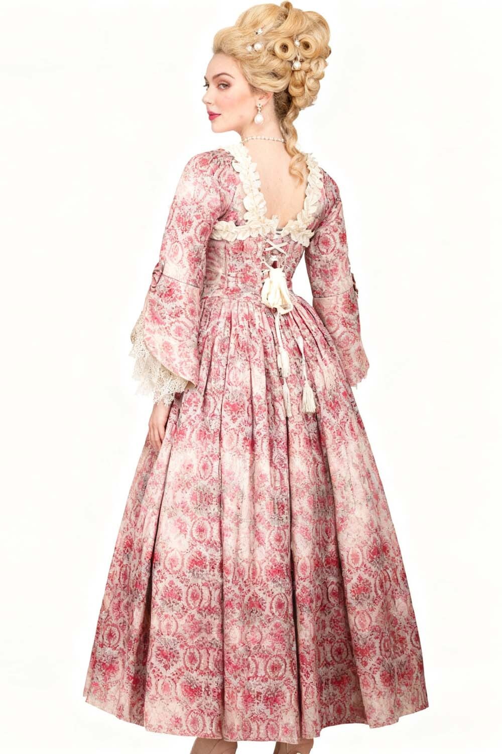 Dusty Rose Immortelle Rococo Corset Dress