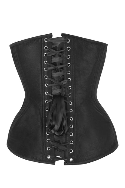 Midnight Black Novalee Overbust Gothic Corset