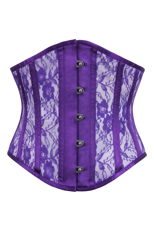 Royal Purple Delinda Underbust Corset