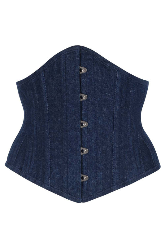 Midnight Blue Brianna Waist Training Denim Corset