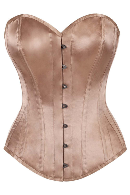 Champagne Cheray Steel Boned Overbust Corset