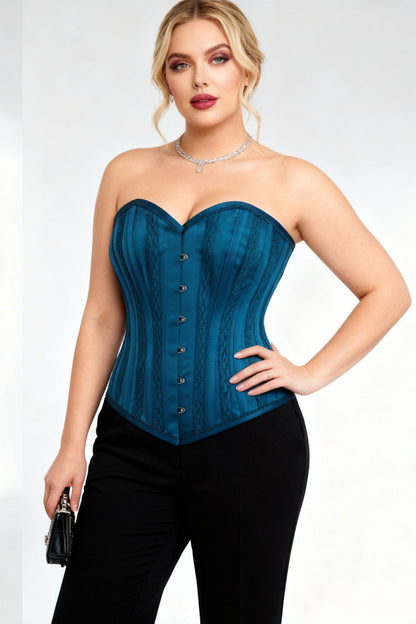 Sapphire Hadlea Duchess Matte Satin Overbust Corset