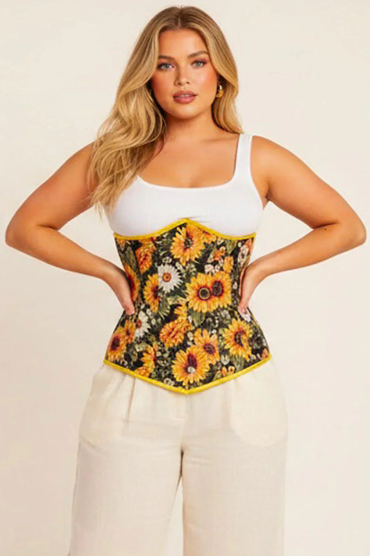 Golden Sunflower Amaia Underbust Corset