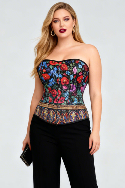 Jalynn Gothic Floral Corset