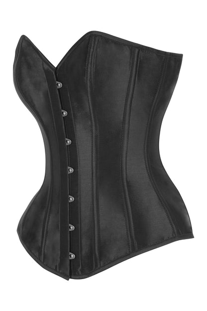 Midnight Black Navya Gothic Overbust Corset