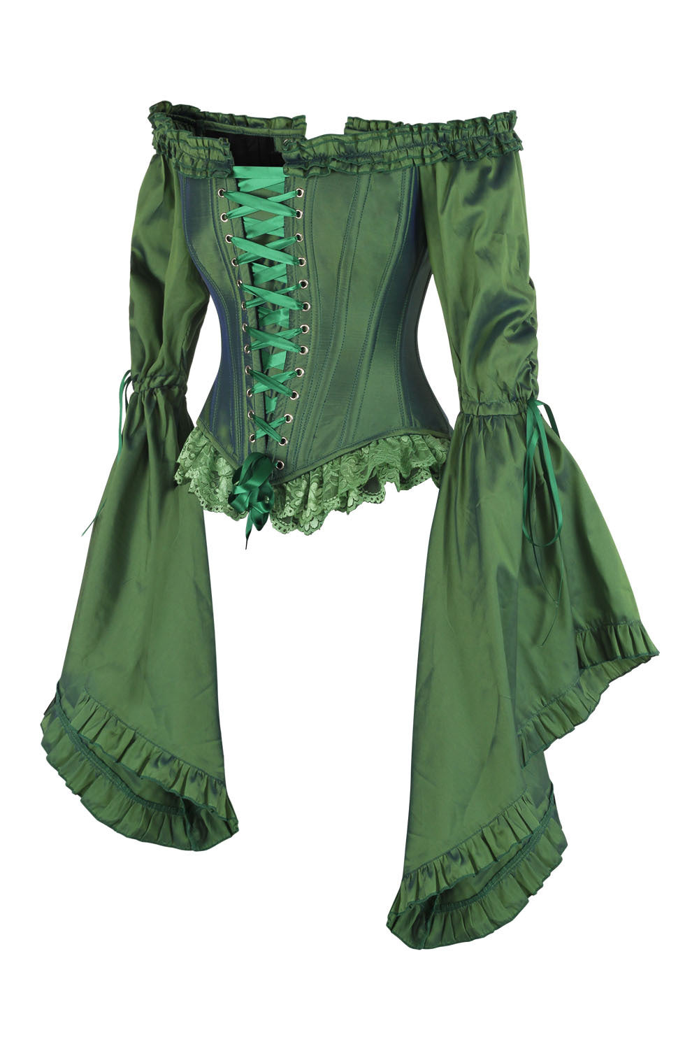 Emerald Yumiko Rococo Overbust Off Shoulder Corset