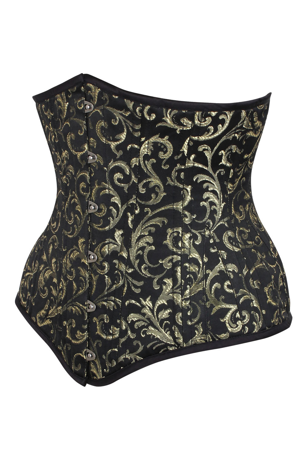 Black Gold Baroque Dannee Waist Training Corset