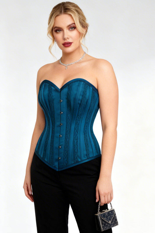 Sapphire Hadlea Duchess Matte Satin Overbust Corset