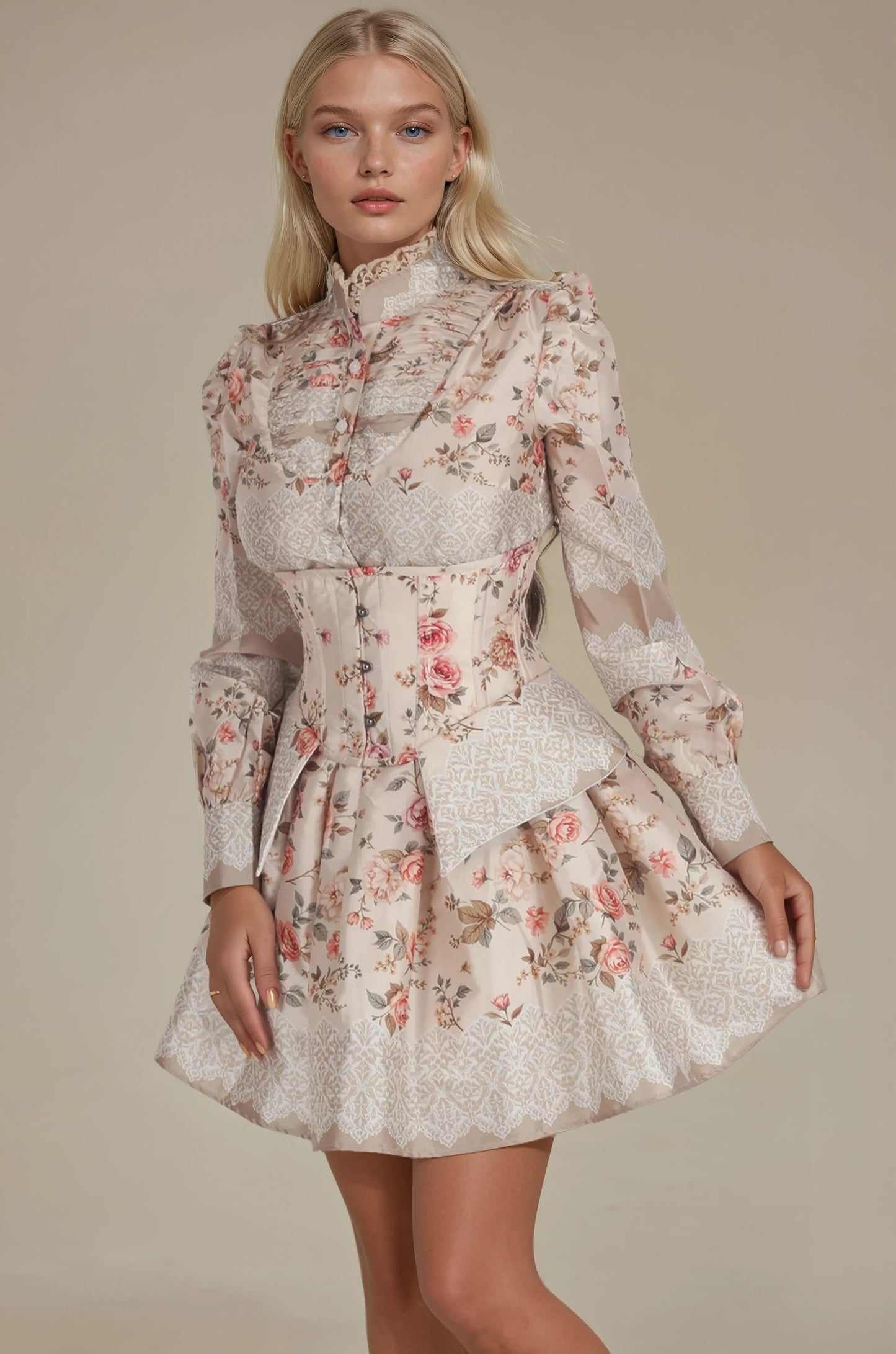Sanny Antique Garden Underbust Corset