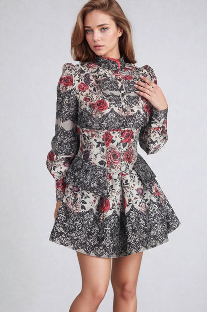 Ethel Gothic Lace Nocturne Costume Set
