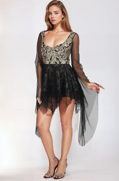 Alveena Gothic Inspired Dress