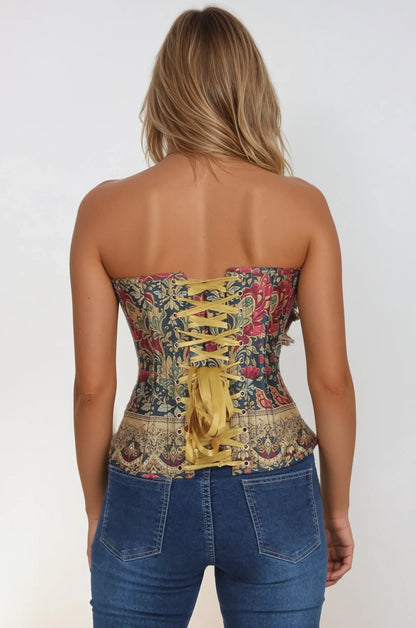 Teriana Ornate Floral Overbust Corset